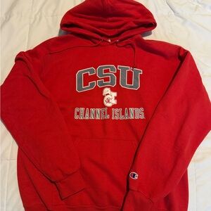 Champion Red CSU Channel Islands Hoodie